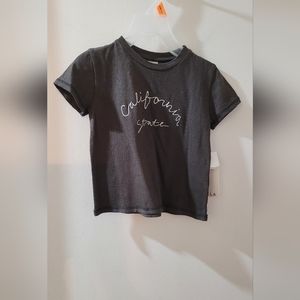 NWT MCLA Gray California State T-shirt